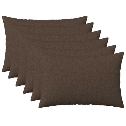 Kussensloop 6 st HEERLEN Taupe 50 x 75 cm Stof