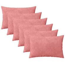Kussensloop 6 pcs HEERLEN Roze 50 x 75 cm Fluweel