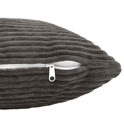 Kussensloop 2 pcs HEERLEN Donkergrijs 50 x 75 cm corduroy