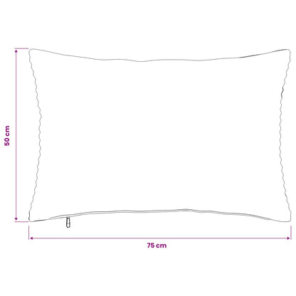 Kussensloop 2 pcs HEERLEN Donkergrijs 50 x 75 cm corduroy