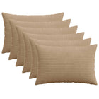 Kussensloop 6 pcs HEERLEN Bruin 50 x 75 cm corduroy