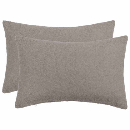 Kussensloop 2 pcs HEERLEN Lichtgrijs 50 x 75 cm Bouclé