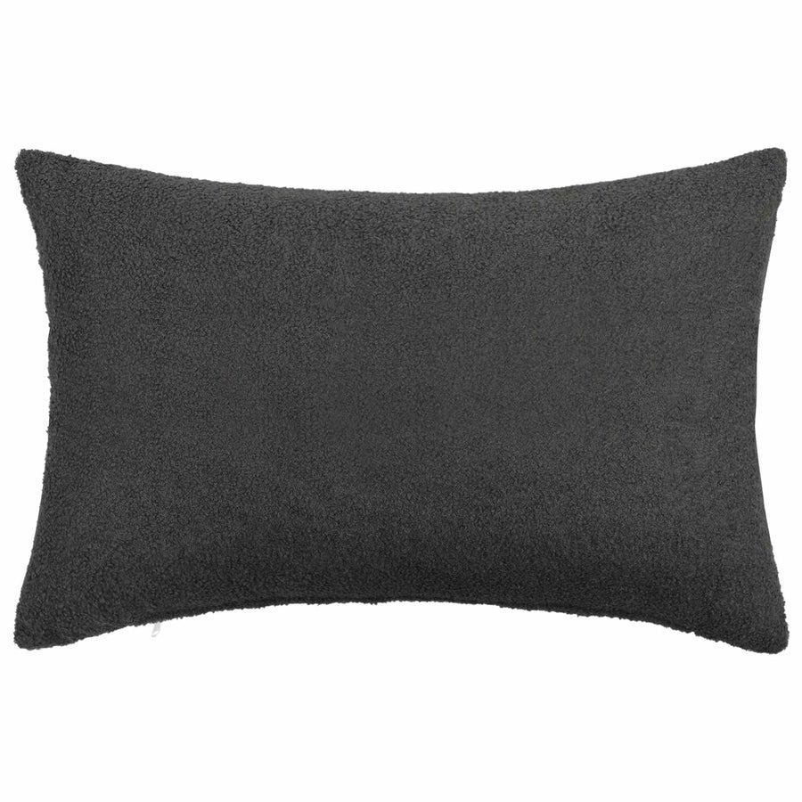 Kussensloop 2 pcs HEERLEN Donkergrijs 50 x 75 cm Bouclé