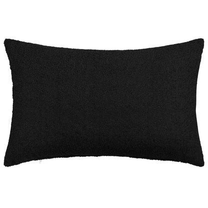 Kussensloop 2 pcs HEERLEN Zwart 50 x 75 cm Bouclé