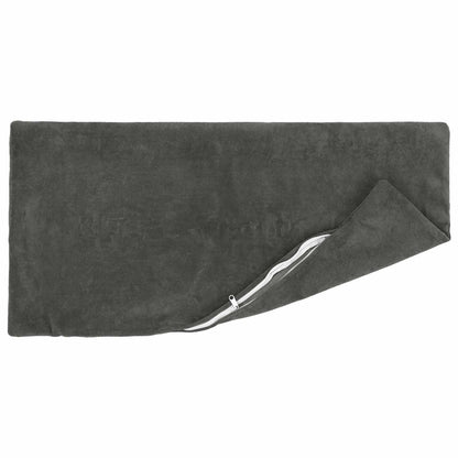 Kussensloop 2 st HEERLEN Antraciet 50 x 75 cm Microfiber Fleece