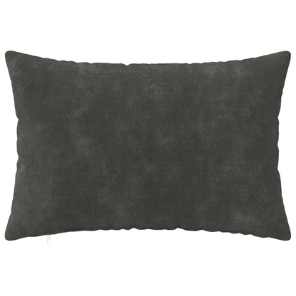 Kussensloop 2 st HEERLEN Antraciet 50 x 75 cm Microfiber Fleece