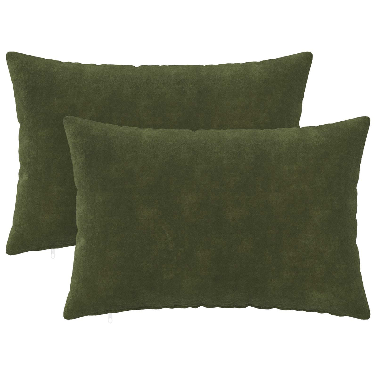 Kussensloop 2 st HEERLEN Groen 50 x 75 cm Microfiber Fleece