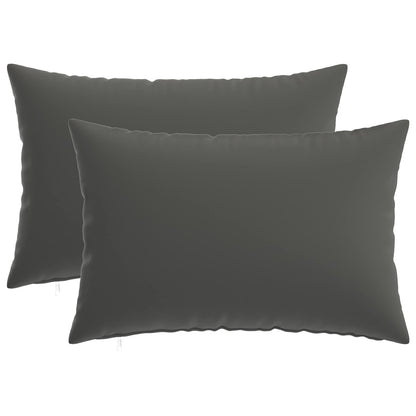 Kussensloop 2 pcs HEERLEN Antraciet 50 x 75 cm Polyester