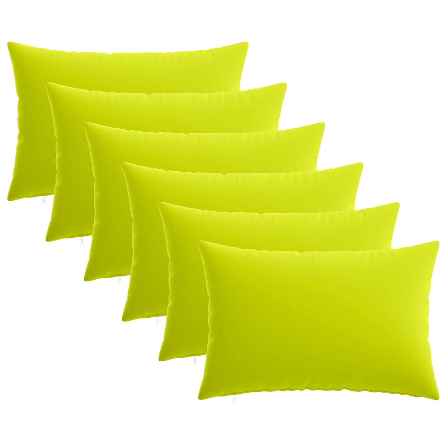 Kussensloop 6 pcs HEERLEN Helder groen 50 x 75 cm Polyester