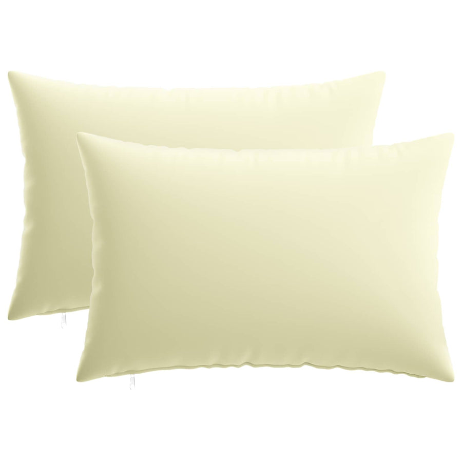 Kussensloop 2 pcs HEERLEN Crèmekleurig 50 x 75 cm Polyester