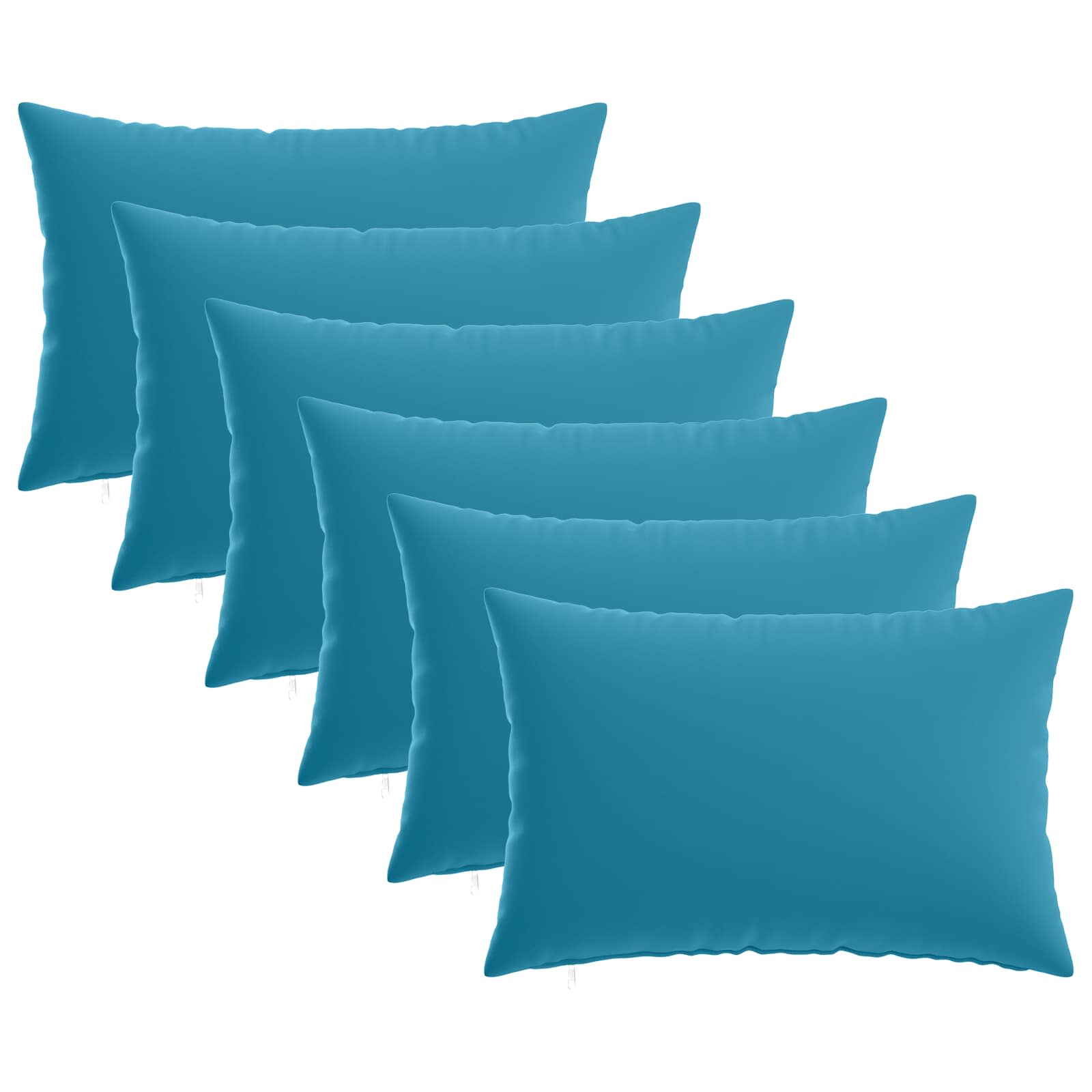 Kussensloop 6 pcs HEERLEN Lichtblauw 50 x 75 cm Polyester