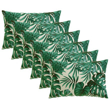 Kussensloop 6 pcs HEERLEN Bladpatroon 50 x 75 cm Polyester