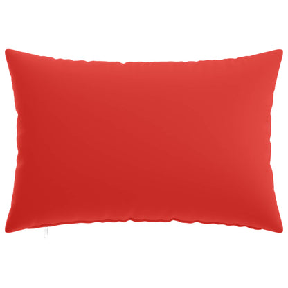 Kussensloop 6 pcs HEERLEN Rood 50 x 75 cm Polyester