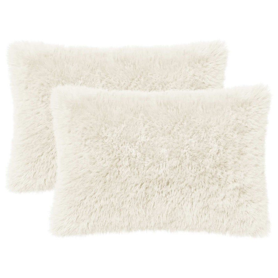 Kussensloop 2 pcs HEERLEN Wit 50 x 75 cm PV Fleece
