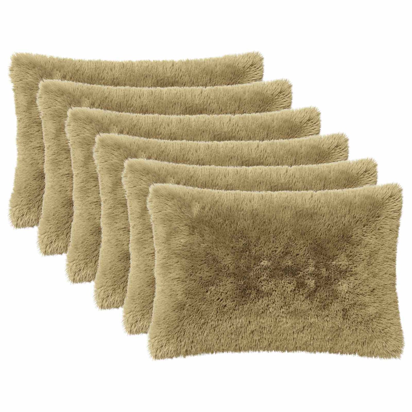 Kussensloop 6 pcs HEERLEN Lichtgroen 50 x 75 cm PV Fleece