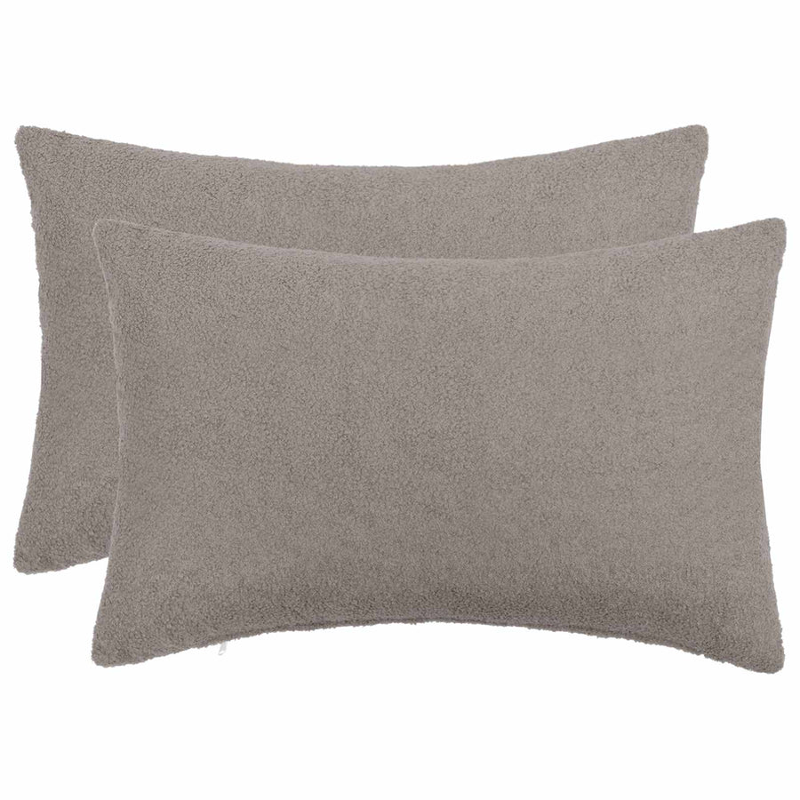 Kussensloop 2 pcs HEERLEN Lichtgrijs 50 x 80 cm Bouclé