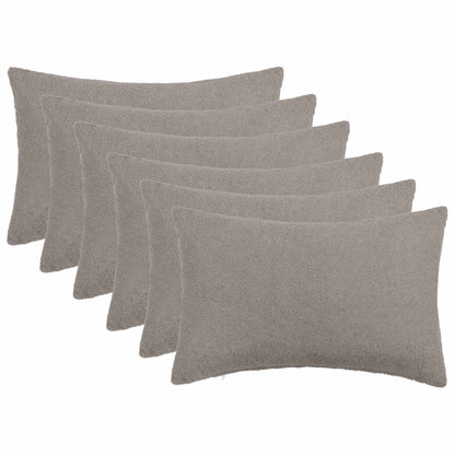 Kussensloop 6 pcs HEERLEN Lichtgrijs 50 x 80 cm Bouclé