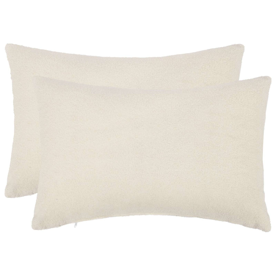 Kussensloop 2 pcs HEERLEN Crèmekleurig 50 x 80 cm Bouclé
