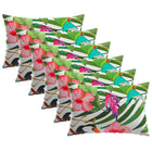 Kussensloop 6 pcs HEERLEN Zwart 50 x 80 cm Polyester