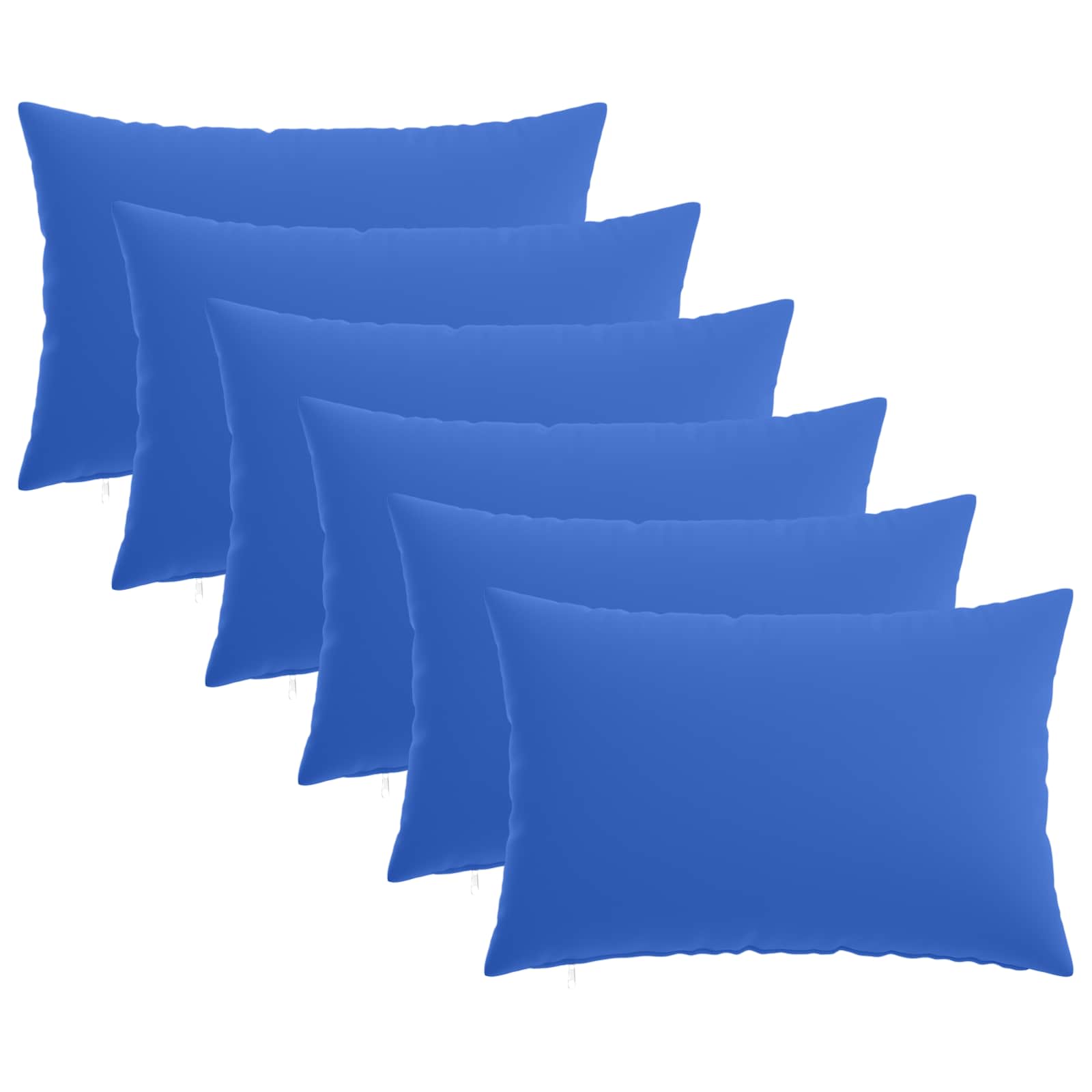 Kussensloop 6 pcs HEERLEN Koninklijk Blauw 50 x 80 cm Polyester
