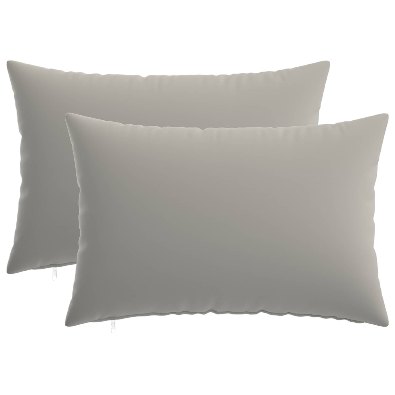 Kussensloop 2 pcs HEERLEN Grijs 50 x 80 cm Polyester