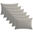 Kussensloop 6 pcs HEERLEN Grijs 50 x 80 cm Polyester