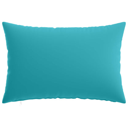 Kussensloop 2 pcs HEERLEN Turquoise 50 x 80 cm Polyester