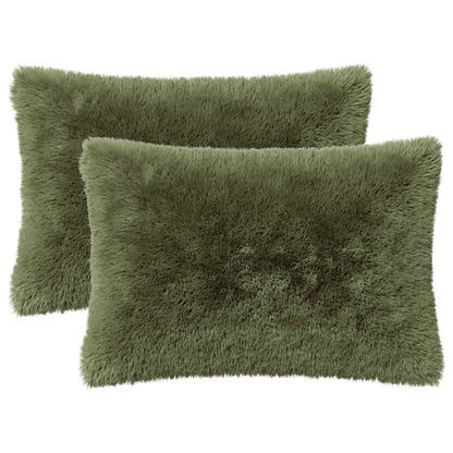 Kussensloop 2 pcs HEERLEN Groen 50 x 80 cm PV Fleece