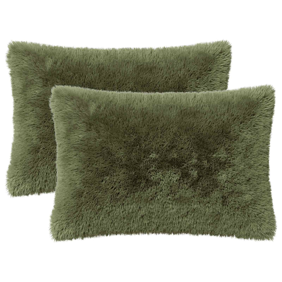 Kussensloop 2 pcs HEERLEN Groen 50 x 80 cm PV Fleece