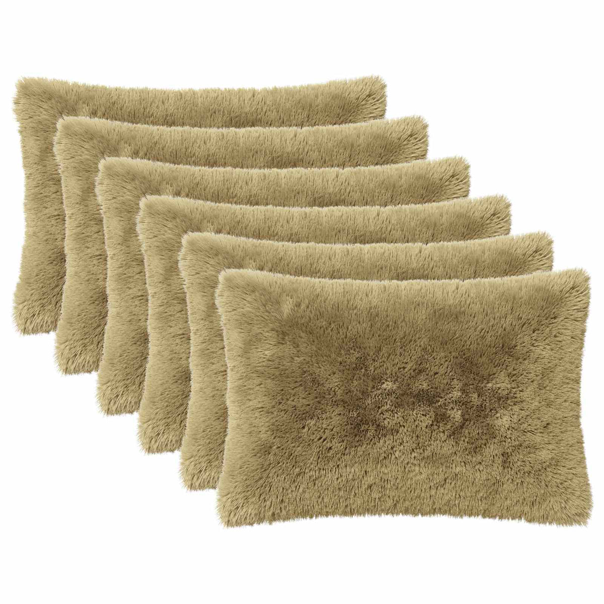 Kussensloop 6 pcs HEERLEN Lichtgroen 50 x 80 cm PV Fleece