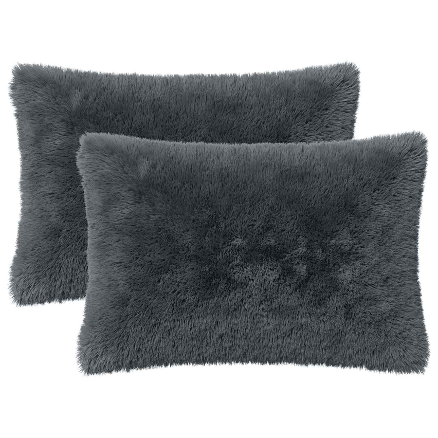 Kussensloop 2 pcs HEERLEN Antracietkleurig 50 x 80 cm PV Fleece