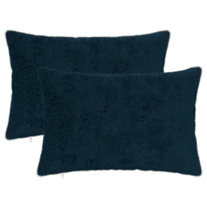 Kussensloop 2 st HEERLEN Marineblauw 50 x 80 cm