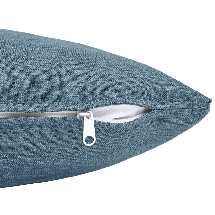 Kussensloop 6 st HEERLEN Jeans Blauw 55 x 55 cm Stof