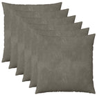 Kussensloop 6 pcs HEERLEN Lichtgrijs 55 x 55 cm Fluweel