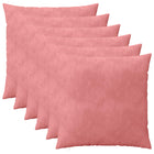 Kussensloop 6 pcs HEERLEN Roze 55 x 55 cm Fluweel