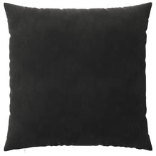Kussensloop 6 pcs HEERLEN Zwart 55 x 55 cm Fluweel