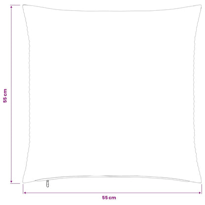 Kussensloop 2 pcs HEERLEN Crèmekleurig 55 x 55 cm corduroy