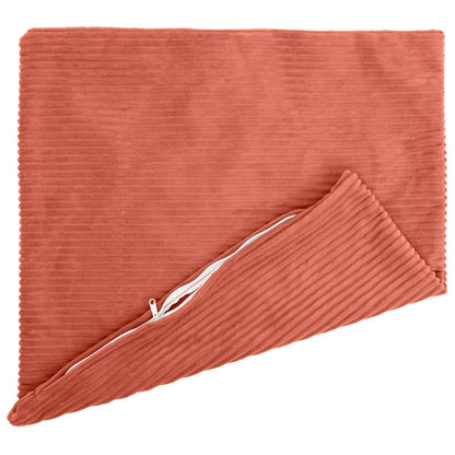 Kussensloop 6 pcs HEERLEN Rood-oranje 55 x 55 cm corduroy