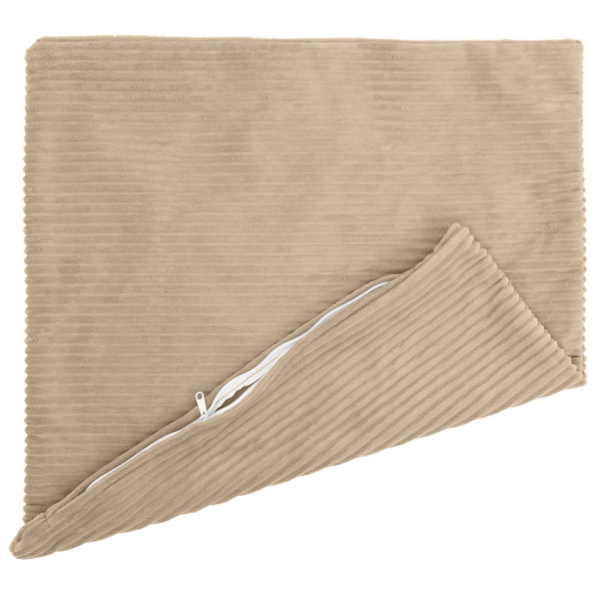 Kussensloop 2 pcs HEERLEN Taupe 55 x 55 cm corduroy