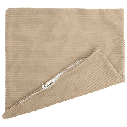 Kussensloop 2 pcs HEERLEN Taupe 55 x 55 cm corduroy