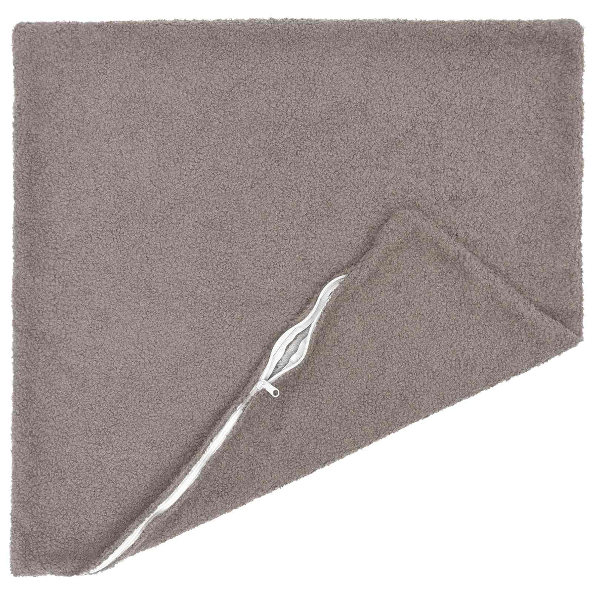 Kussensloop 2 pcs HEERLEN Lichtgrijs 55 x 55 cm Bouclé