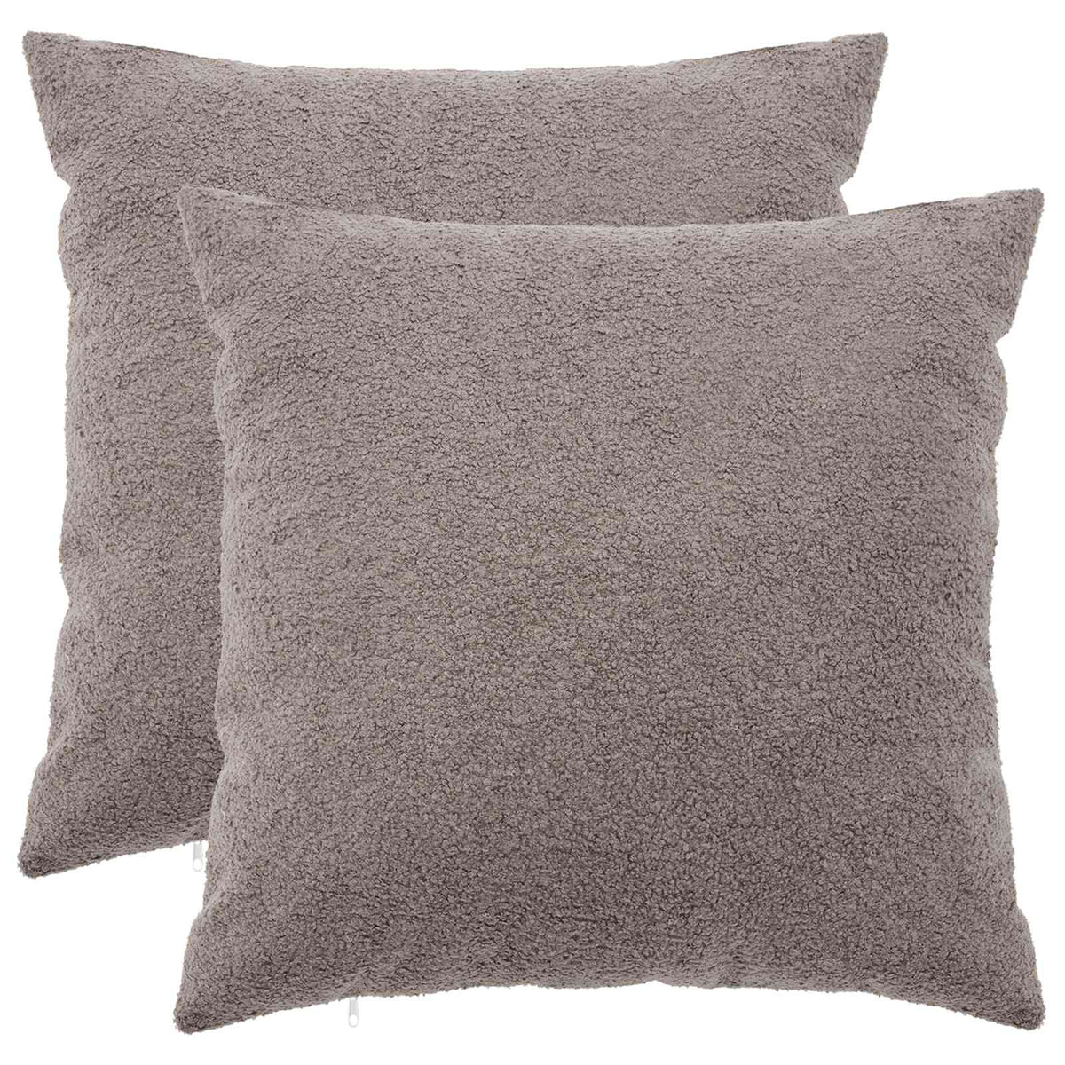 Kussensloop 2 pcs HEERLEN Lichtgrijs 55 x 55 cm Bouclé
