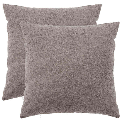 Kussensloop 2 pcs HEERLEN Lichtgrijs 55 x 55 cm Bouclé