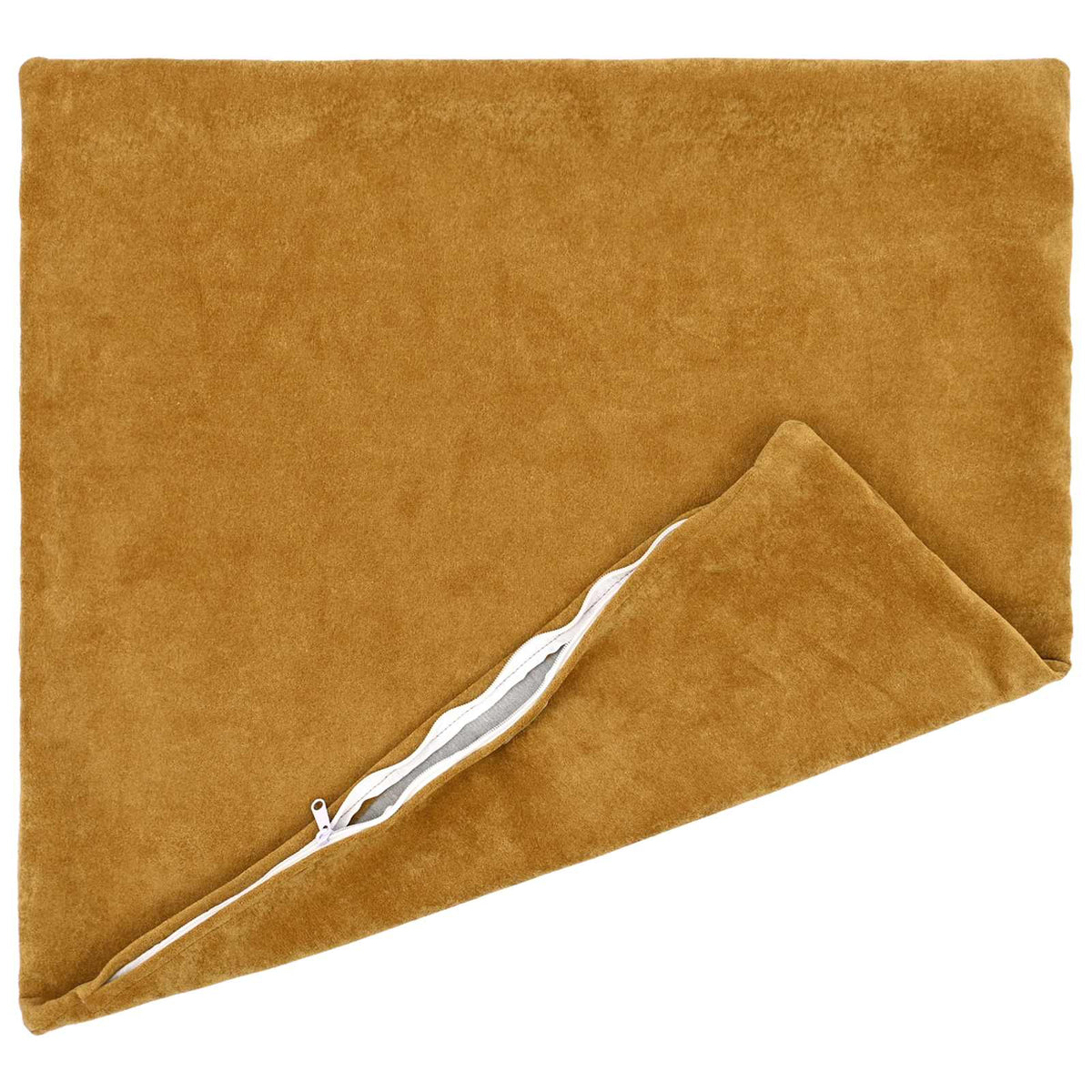 Kussensloop 6 st HEERLEN Geel 55 x 55 cm Microfiber Fleece