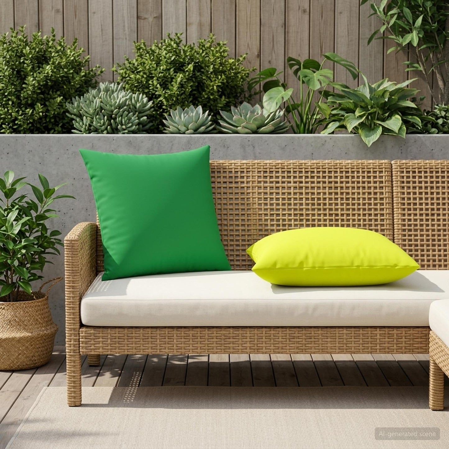 Kussensloop 2 pcs HEERLEN Groen 60 x 60 cm Polyester
