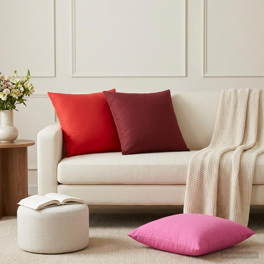 Kussensloop 2 pcs HEERLEN Roze 60 x 60 cm Polyester