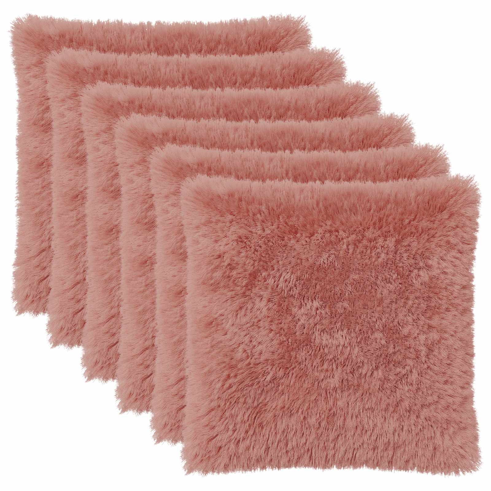Kussensloop 6 pcs HEERLEN Roze 55 x 55 cm PV Fleece