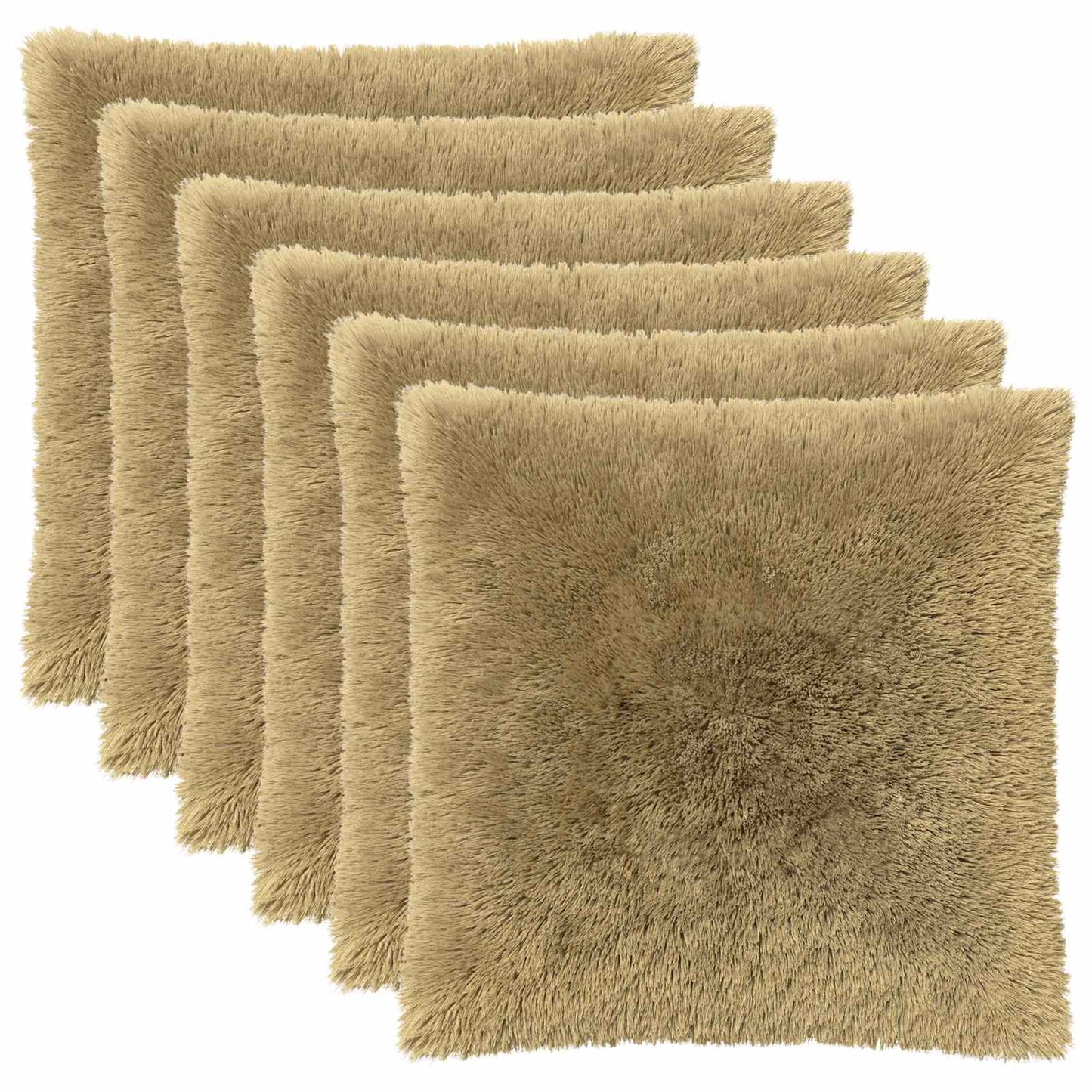 Kussensloop 6 pcs HEERLEN Lichtgroen 55 x 55 cm PV Fleece