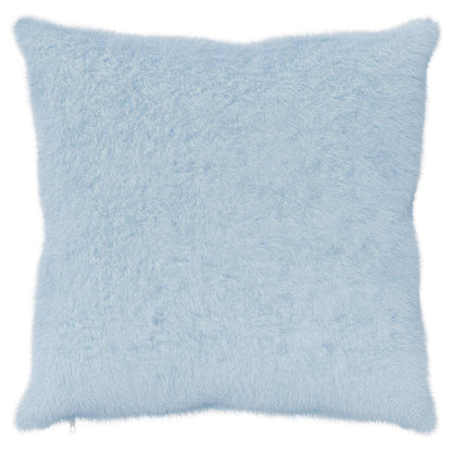 Kussensloop 2 st HEERLEN Lichtblauw 55 x 55 cm Nep Konijnenbont