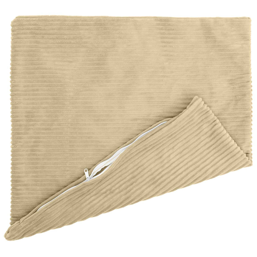 Kussensloop 2 pcs HEERLEN Groen Grijs 60 x 60 cm corduroy